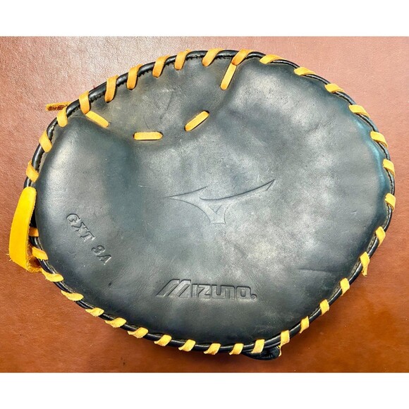 Mizuno Baseball GXT3A Training Paddle, Black-Cork, 10" Glove Right Hand Throw - Picture 1 of 4
